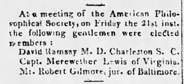 Newspaper clipping transcribed on this page
