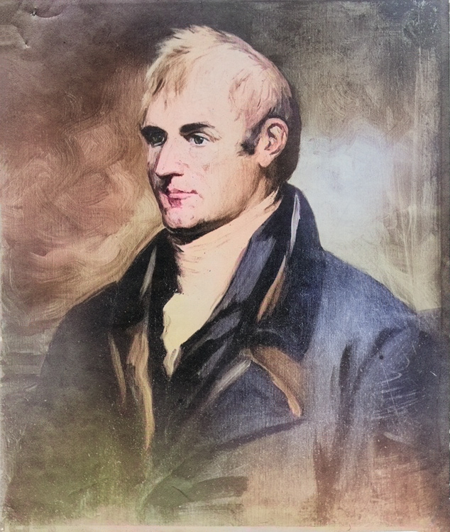 Portrait of a youthful Meriwether Lewis