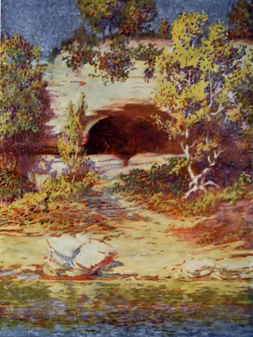 Romantic style painting with fall colors